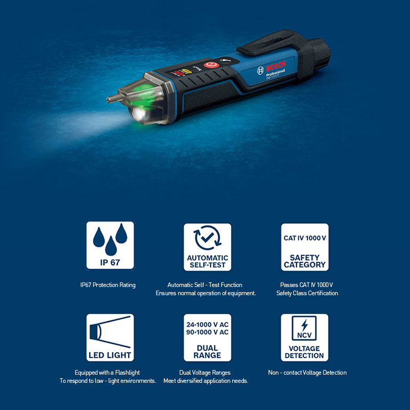 Тестер напряжения BOSCH PRO GV – обзор и цена Power Tools Professional