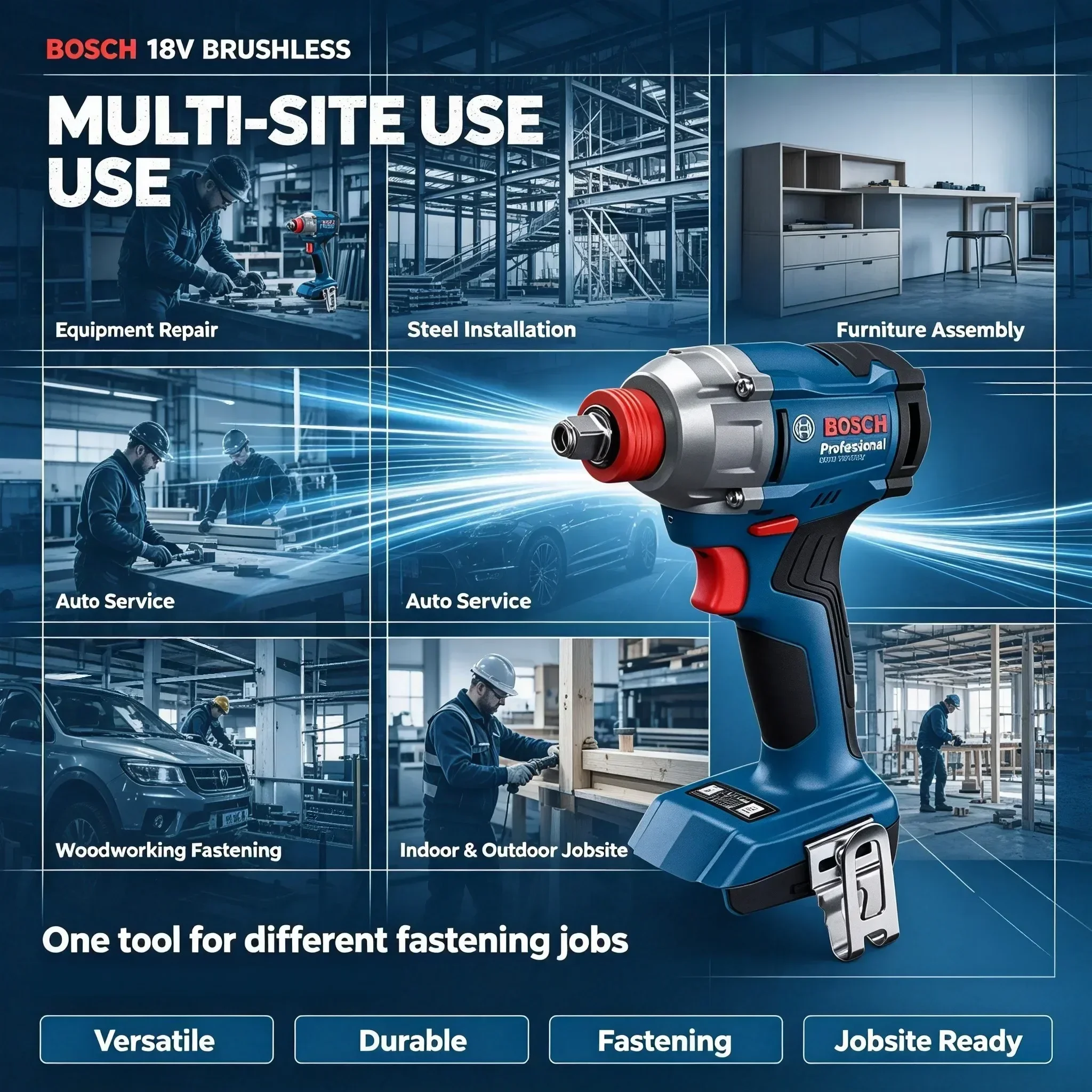Беспроводной ударный гайковерт – обзор и цена Power Tools Professional